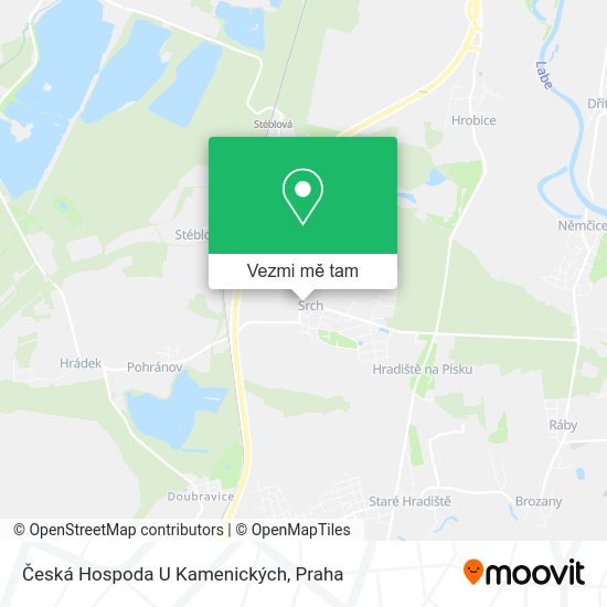 Česká Hospoda U Kamenických mapa