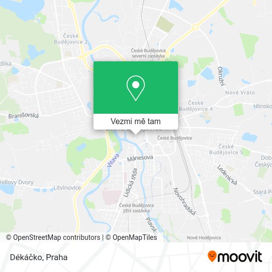 Dékáčko mapa