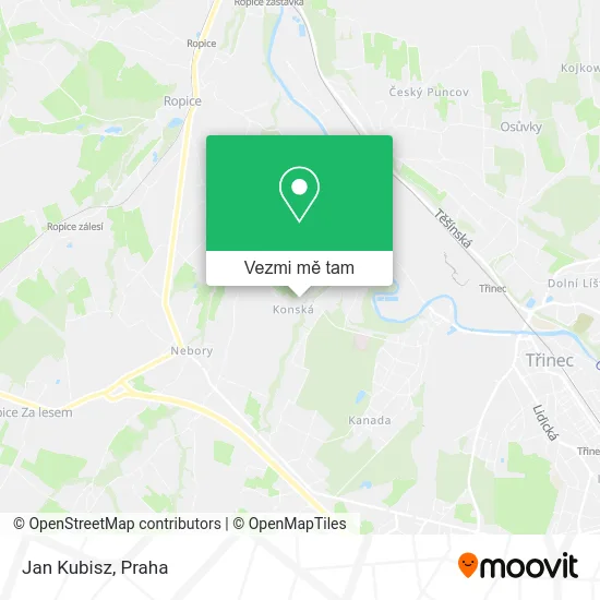 Jan Kubisz mapa