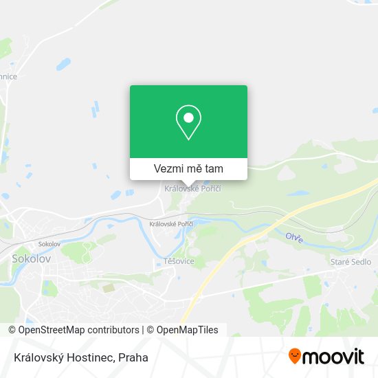 Královský Hostinec mapa