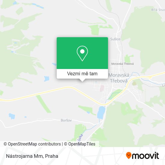 Nástrojarna Mm mapa