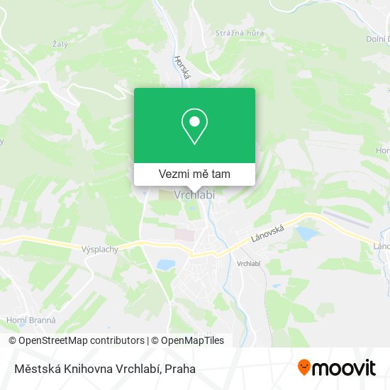 Městská Knihovna Vrchlabí mapa