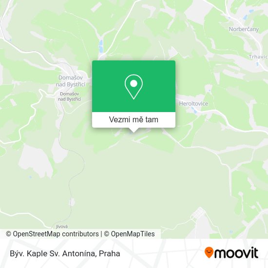 Býv. Kaple Sv. Antonína mapa