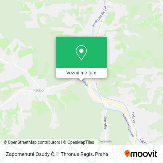 Zapomenuté Osudy Č.1: Thronus Regis mapa