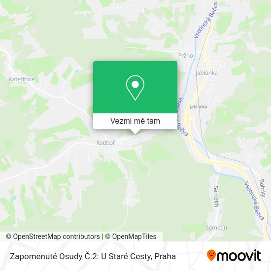 Zapomenuté Osudy Č.2: U Staré Cesty mapa
