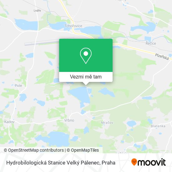 Hydrobilologická Stanice Velký Pálenec mapa