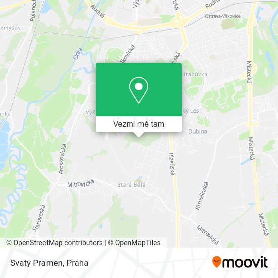 Svatý Pramen mapa