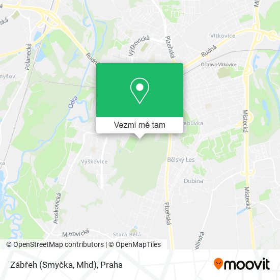 Zábřeh (Smyčka, Mhd) mapa