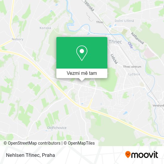 Nehlsen Třinec mapa