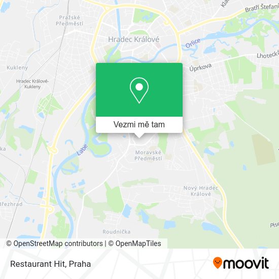 Restaurant Hit mapa