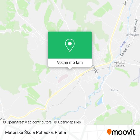 Mateřská Škola Pohádka mapa