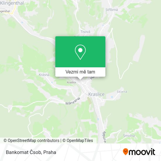 Bankomat Čsob mapa
