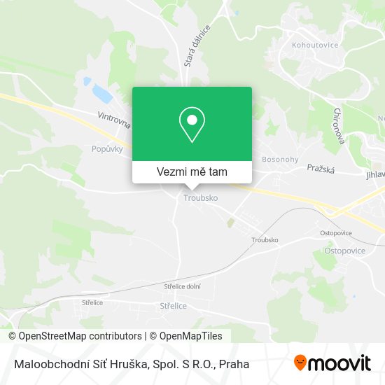 Maloobchodní Síť Hruška, Spol. S R.O. mapa