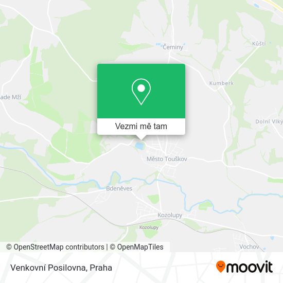 Venkovní Posilovna mapa