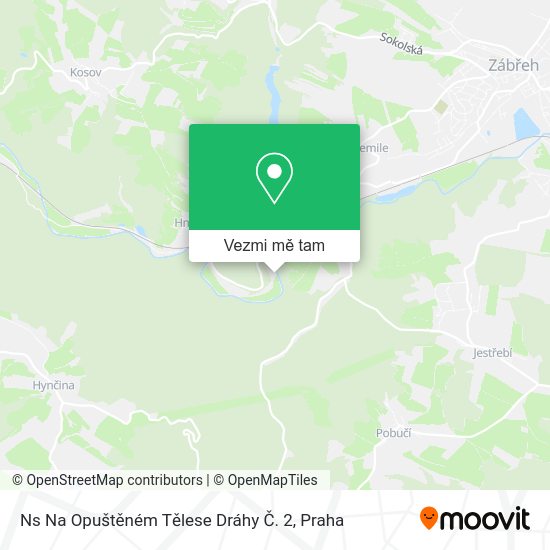 Ns Na Opuštěném Tělese Dráhy Č. 2 mapa