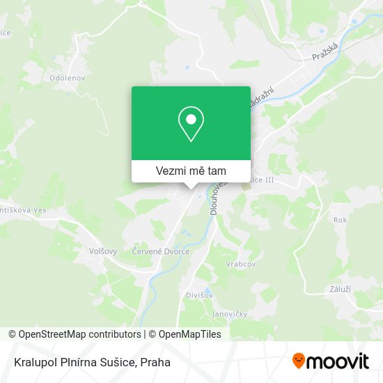 Kralupol Plnírna Sušice mapa
