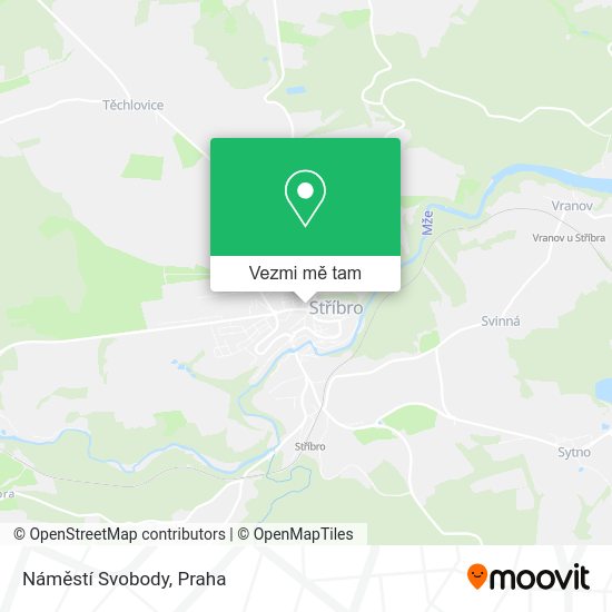 Náměstí Svobody mapa