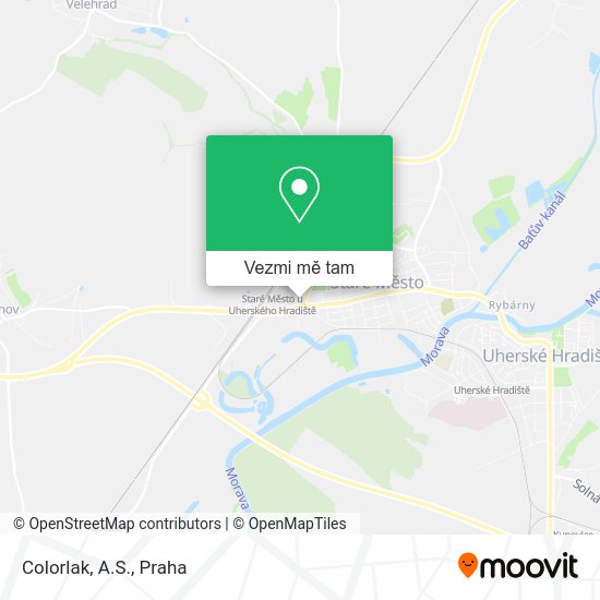 Colorlak, A.S. mapa