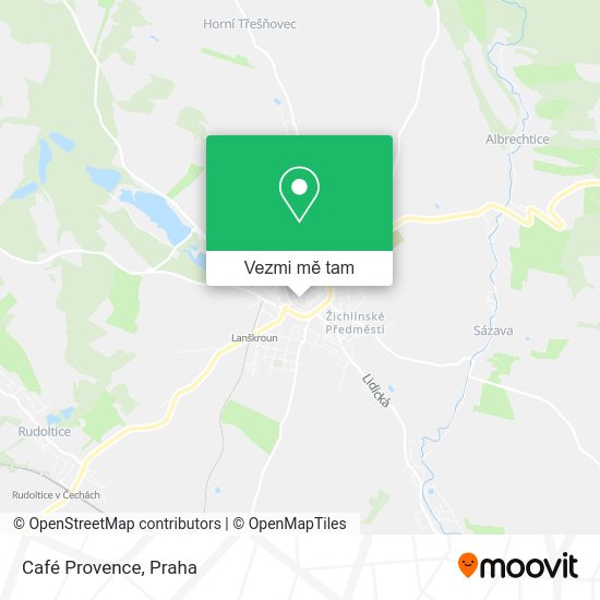 Café Provence mapa