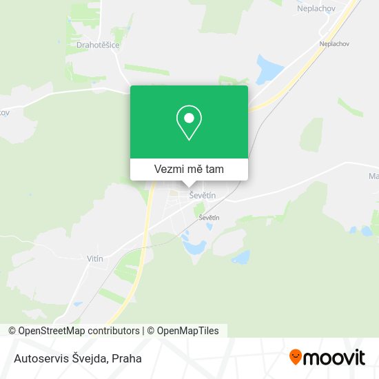 Autoservis Švejda mapa