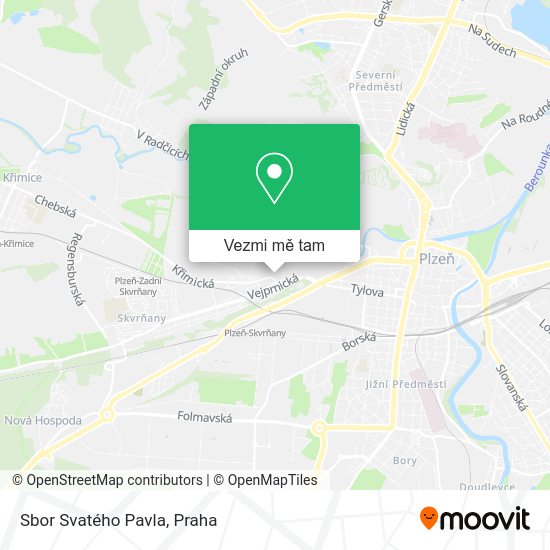 Sbor Svatého Pavla mapa