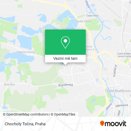 Chocholy Točna mapa