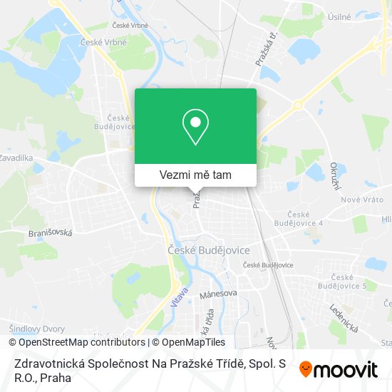 Zdravotnická Společnost Na Pražské Třídě, Spol. S R.O. mapa