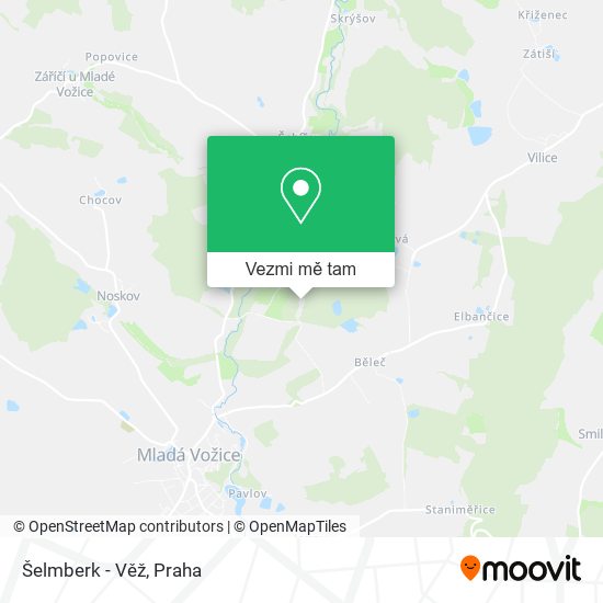 Šelmberk - Věž mapa