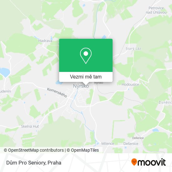 Dům Pro Seniory mapa