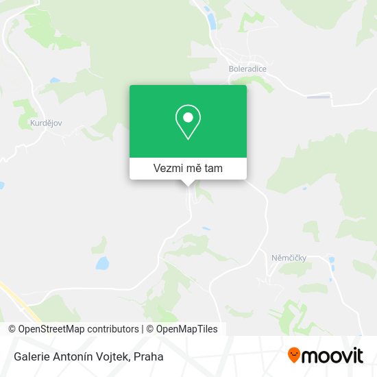 Galerie Antonín Vojtek mapa