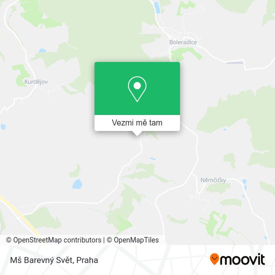 Mš Barevný Svět mapa