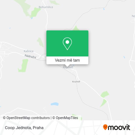 Coop Jednota mapa