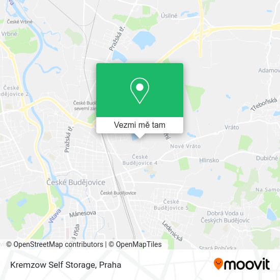 Kremzow Self Storage mapa