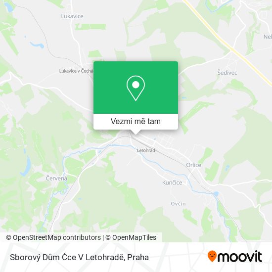 Sborový Dům Čce V Letohradě mapa