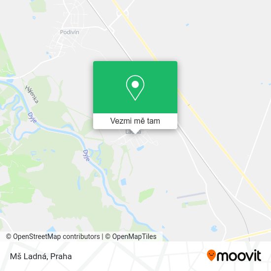 Mš Ladná mapa