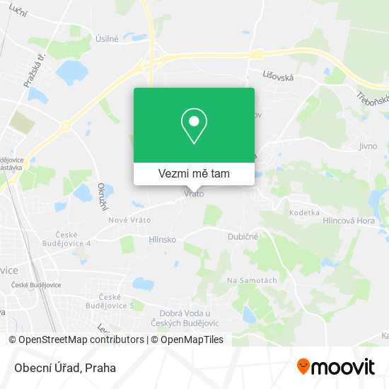 Obecní Úřad mapa
