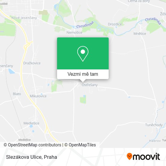 Slezákova Ulice mapa