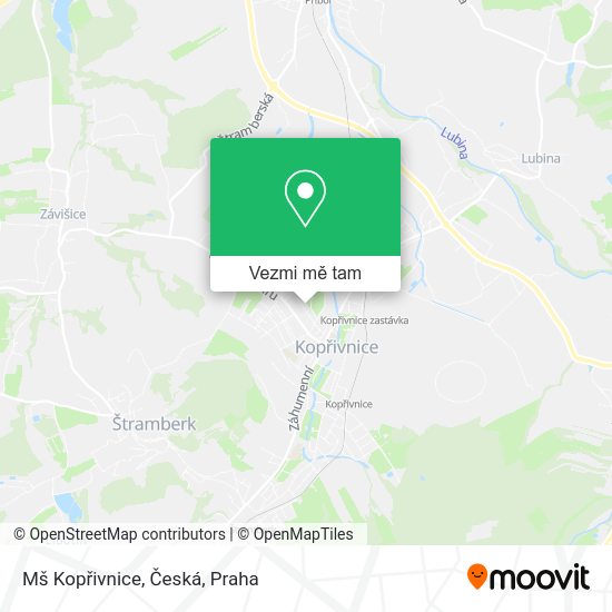 Mš Kopřivnice, Česká mapa