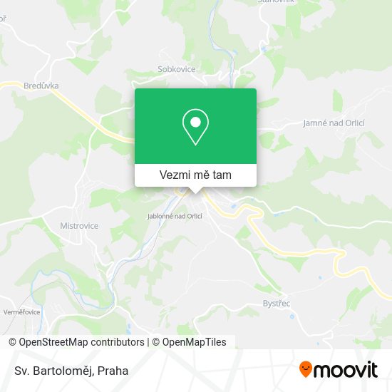 Sv. Bartoloměj mapa
