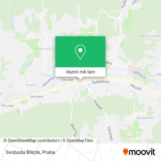 Svoboda Březík mapa