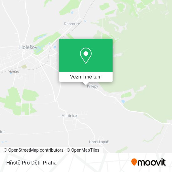 Hřiště Pro Děti mapa