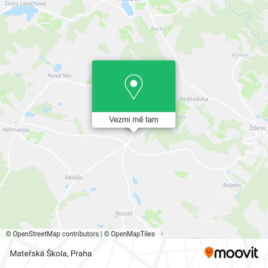 Mateřská Škola mapa