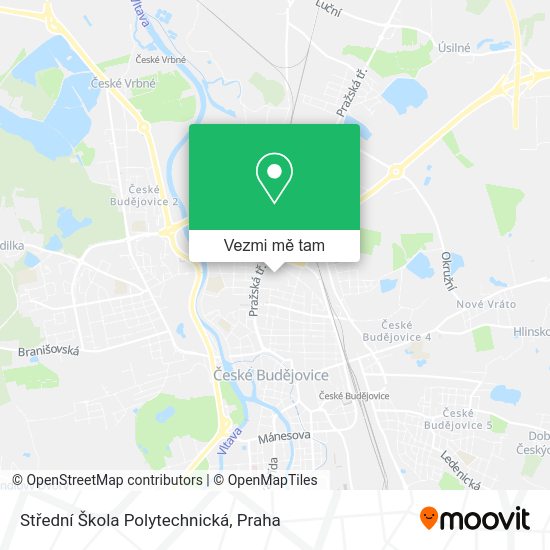 Střední Škola Polytechnická mapa