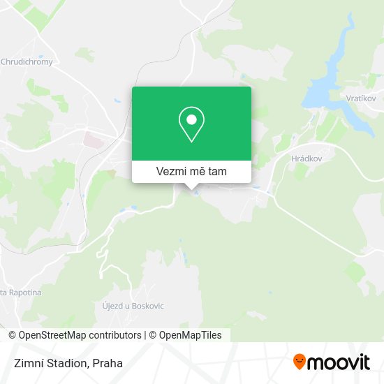 Zimní Stadion mapa