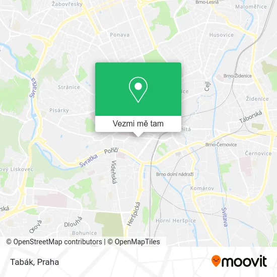 Tabák mapa