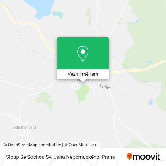 Sloup Se Sochou Sv. Jana Nepomuckého mapa