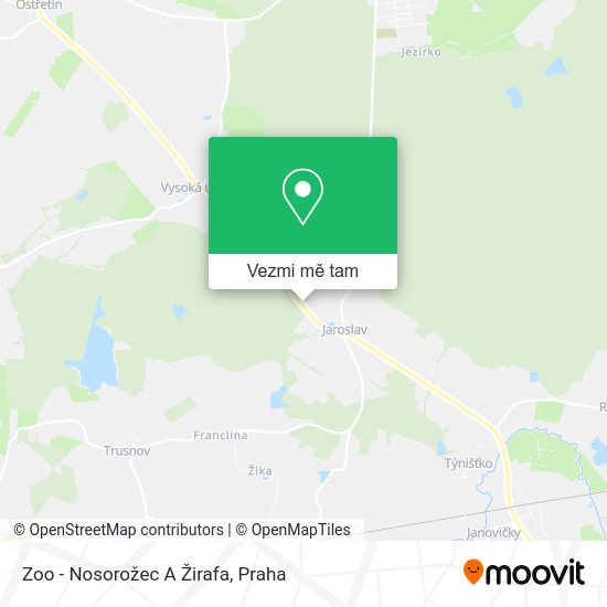 Zoo - Nosorožec A Žirafa mapa