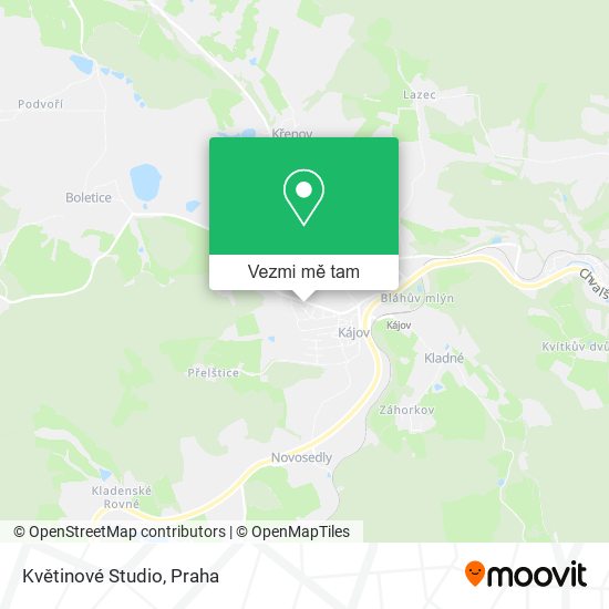 Květinové Studio mapa