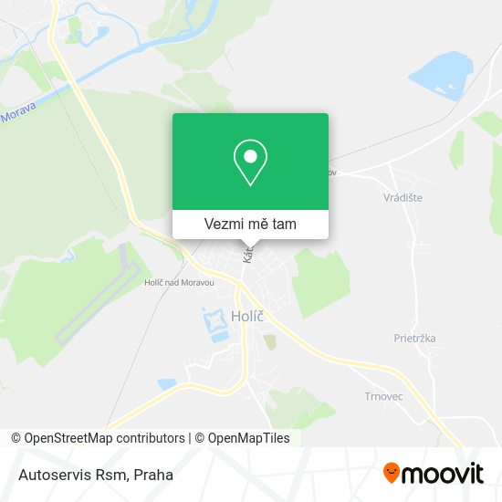 Autoservis Rsm mapa