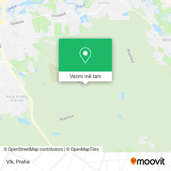 Vlk mapa